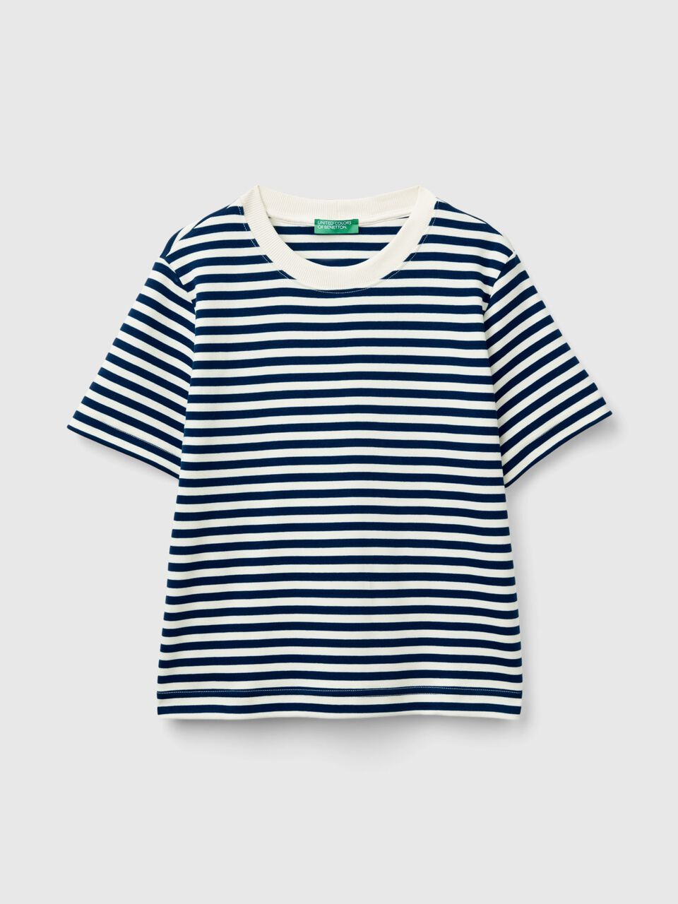 STRIPED T-SHIRT IN WARM COTTON