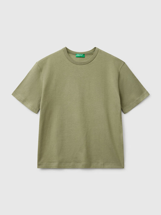 T-SHIRT WITH OVERSIZED LOGO