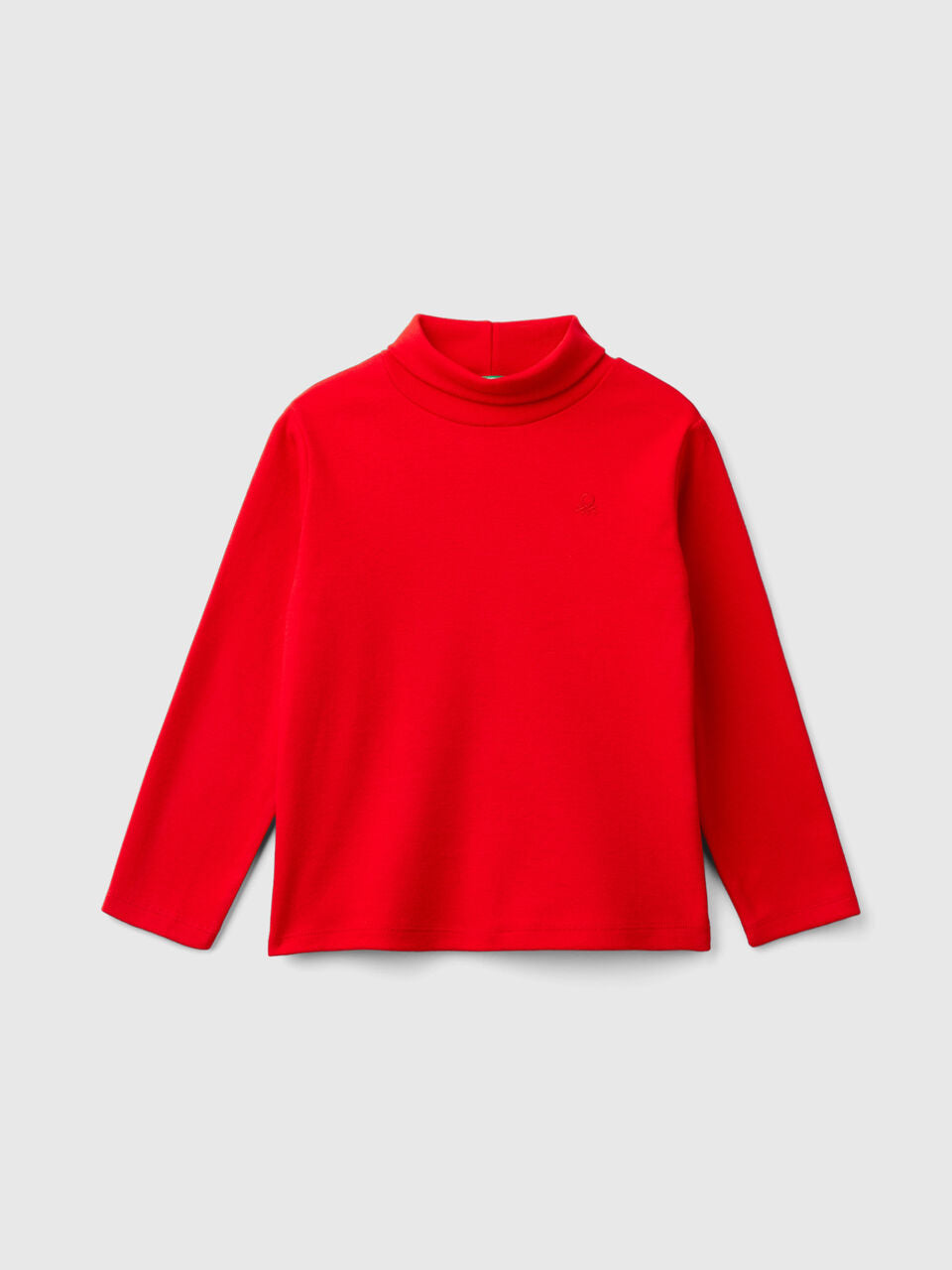 RIBBED KNIT TURTLENECK T-SHIRT