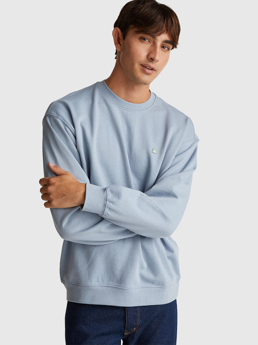 SWEATSHIRT WITH LOGO PATCH