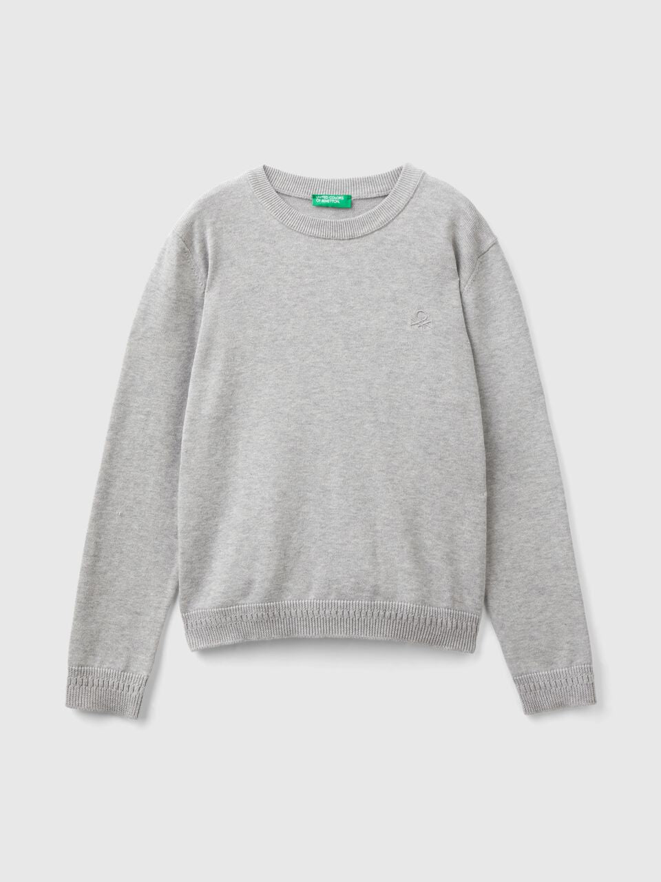 100% COTTON CREW NECK SWEATER