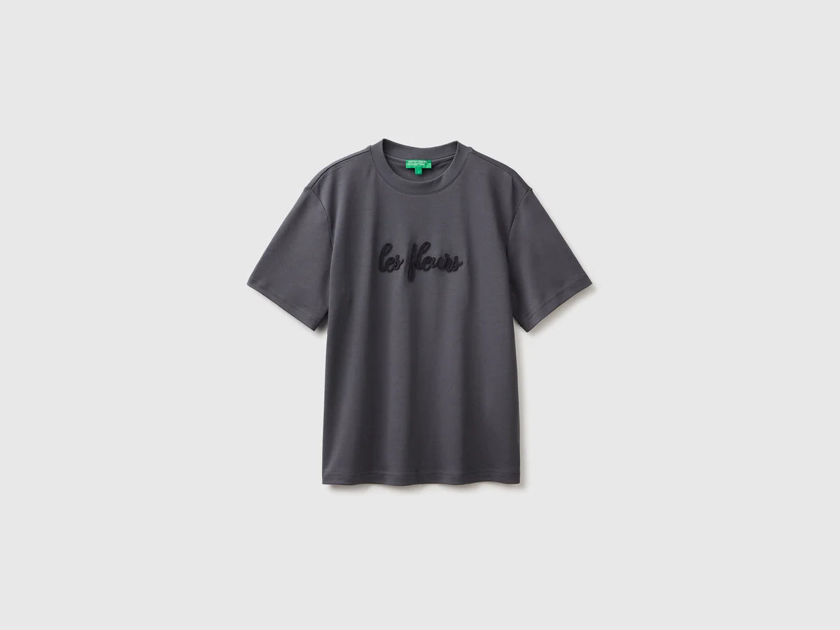 OVERSIZED T-SHIRT WITH EMBROIDERY