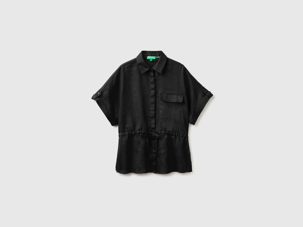 SAHARAN SHIRT IN PURE LINEN