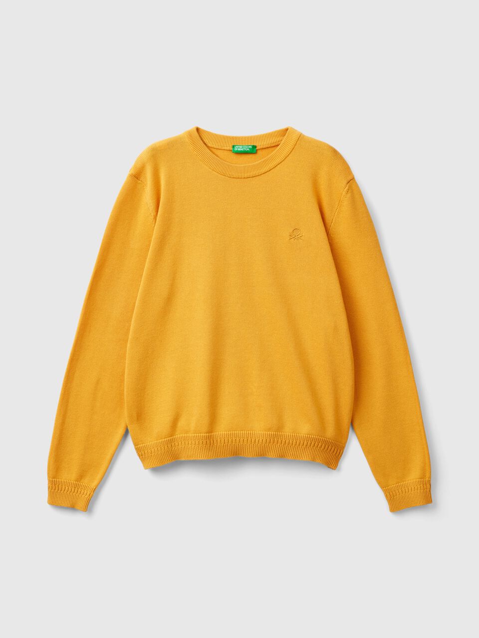 100% COTTON CREW NECK SWEATER