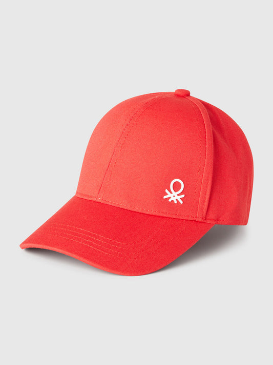 COTTON CAP WITH LOGO