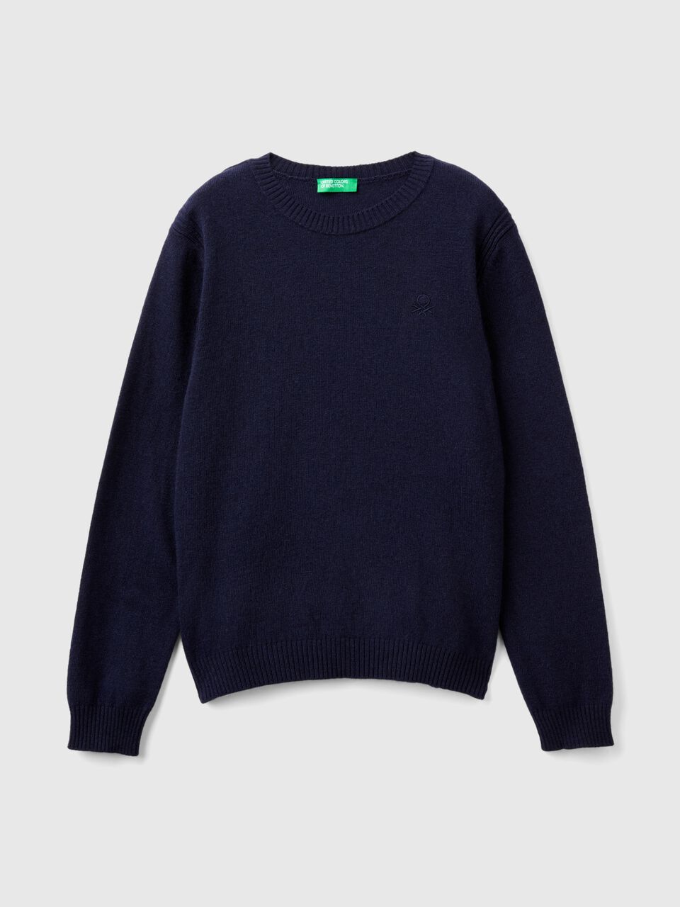 SWEATER IN CASHMERE AND WOOL BLEND