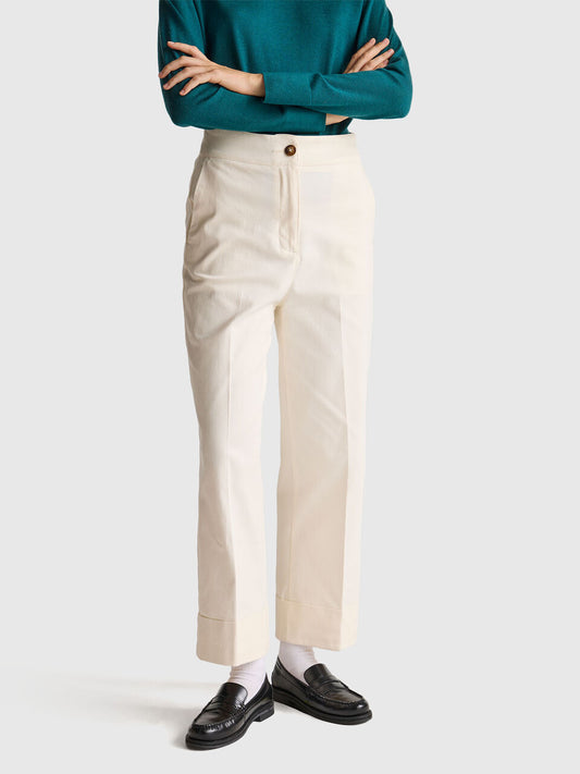 STRAIGHT TROUSERS WITH CUFF