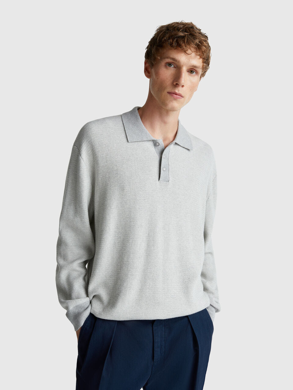 100% COTTON KNITTED POLO SHIRT