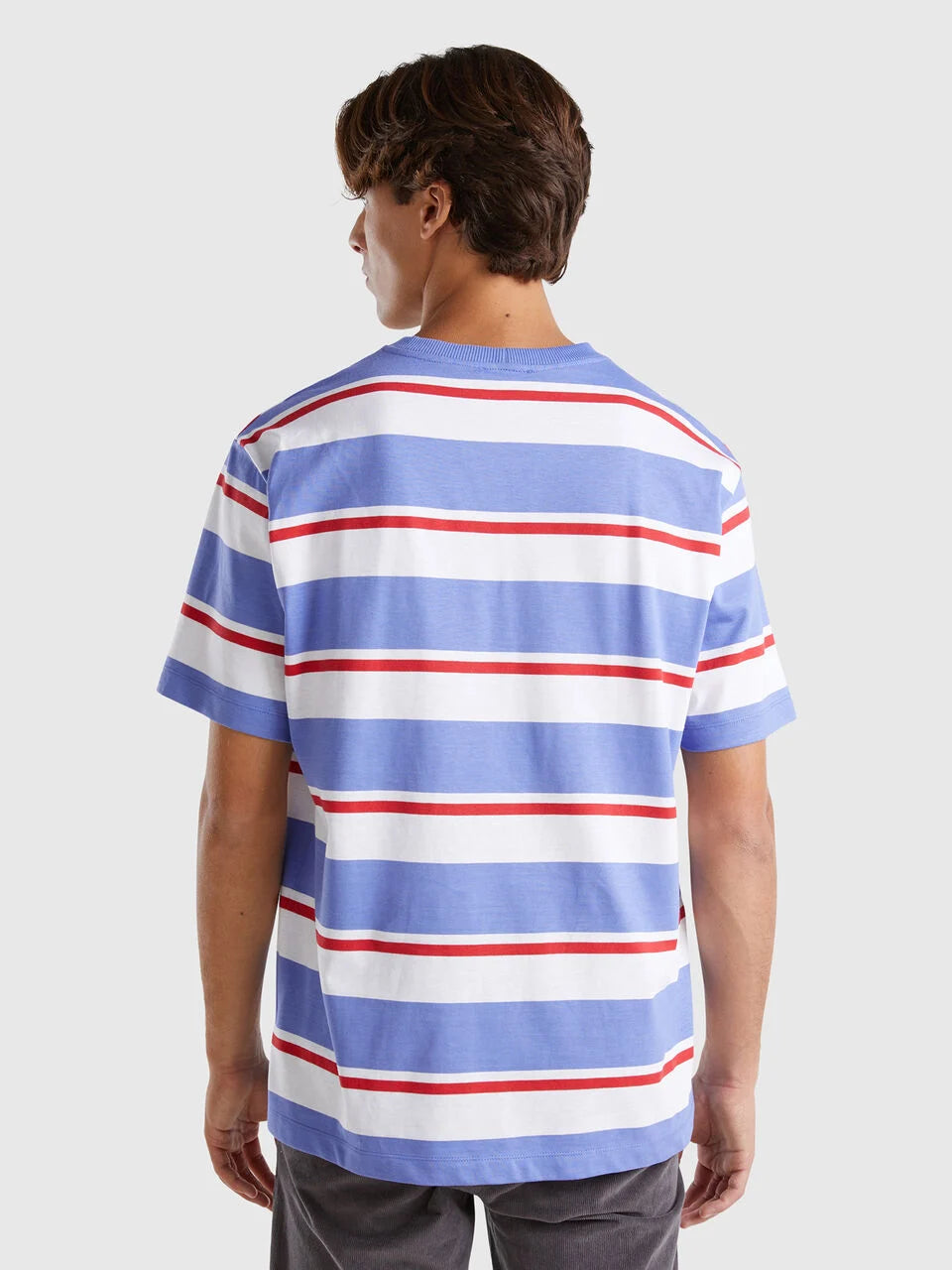 RELAXED FIT STRIPED T-SHIRT