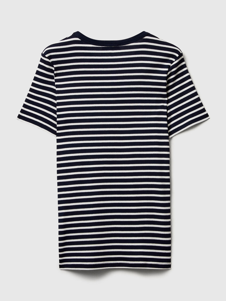 STRIPED T-SHIRT WITH ROUND NECK