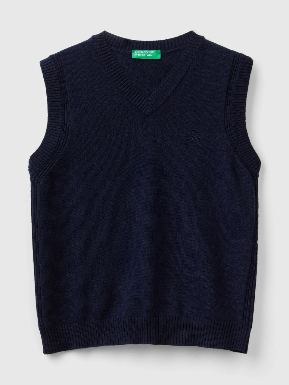 VEST IN CASHMERE AND WOOL BLEND