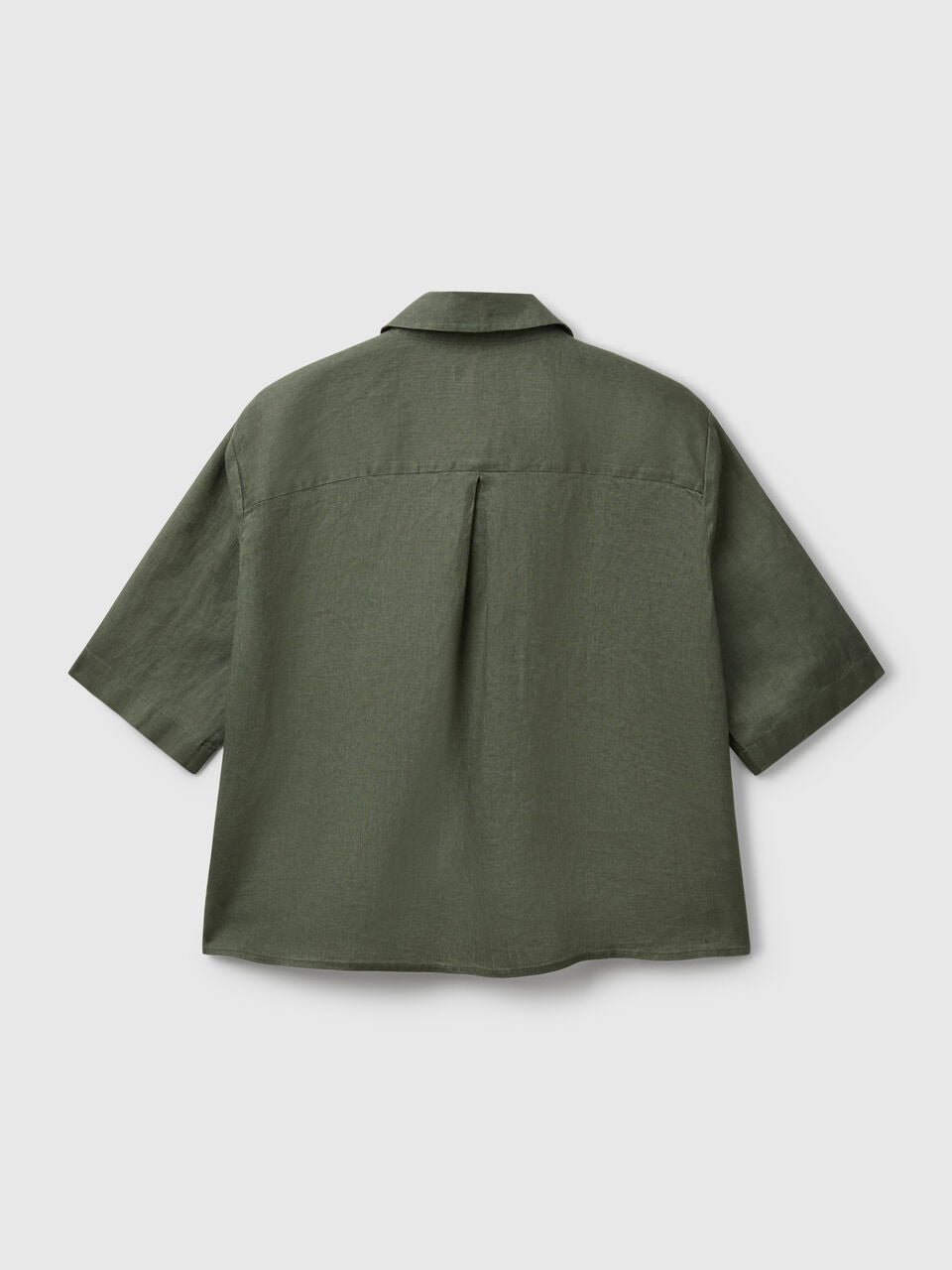 SHORT SHIRT IN PURE LINEN