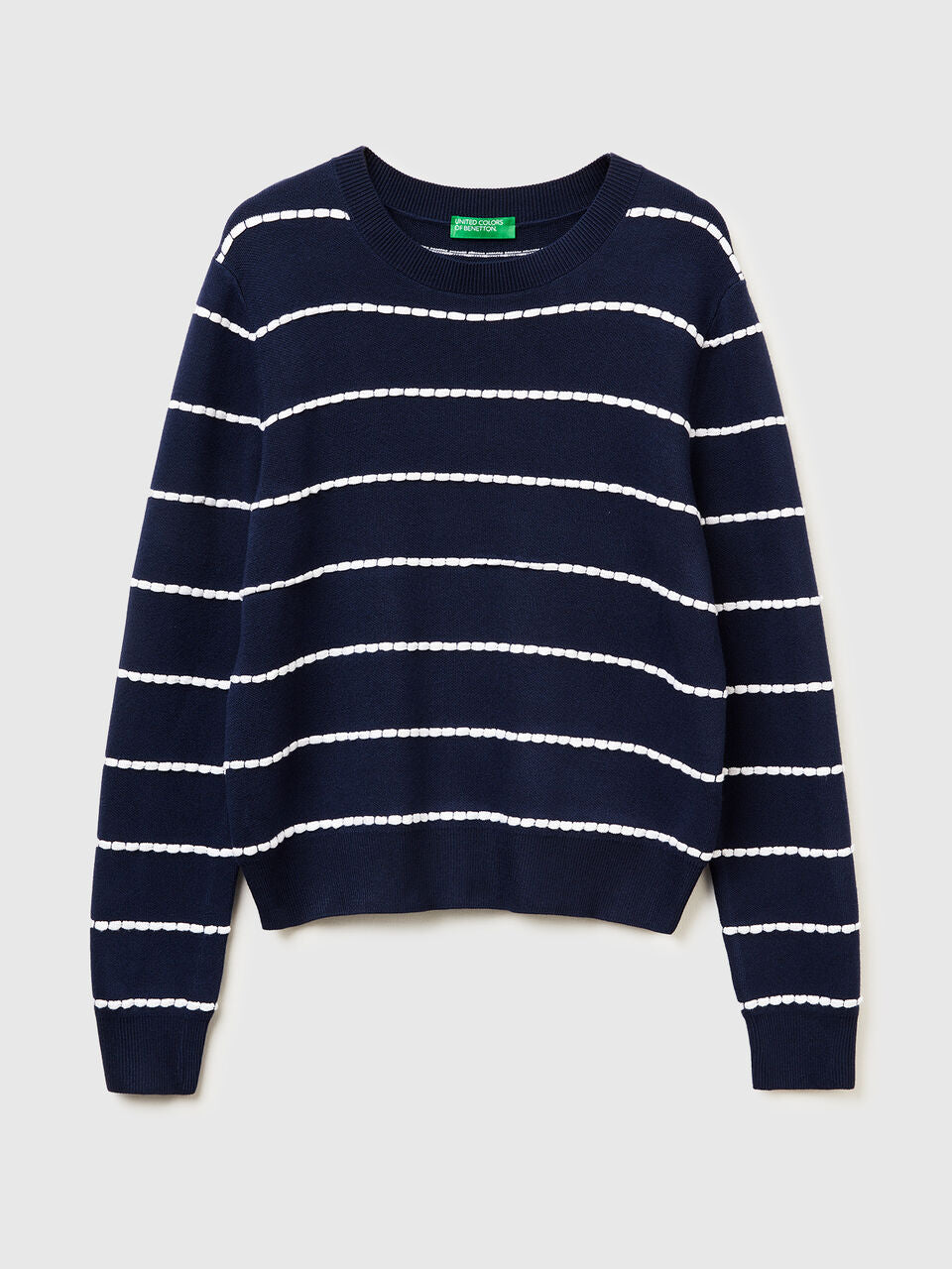 JACQUARD SWEATER IN VISCOSE BLEND