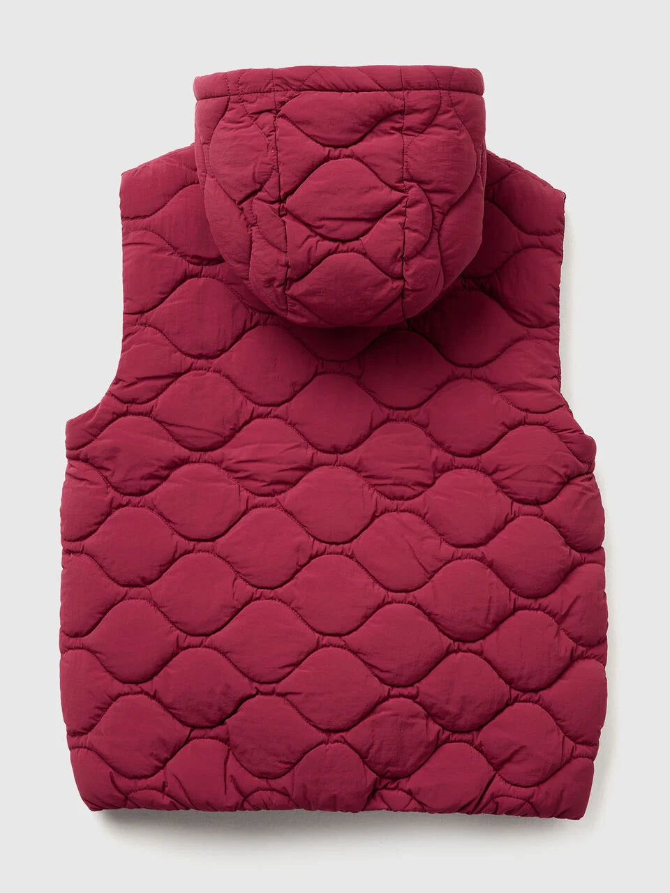 PADDED VEST WITH HOOD