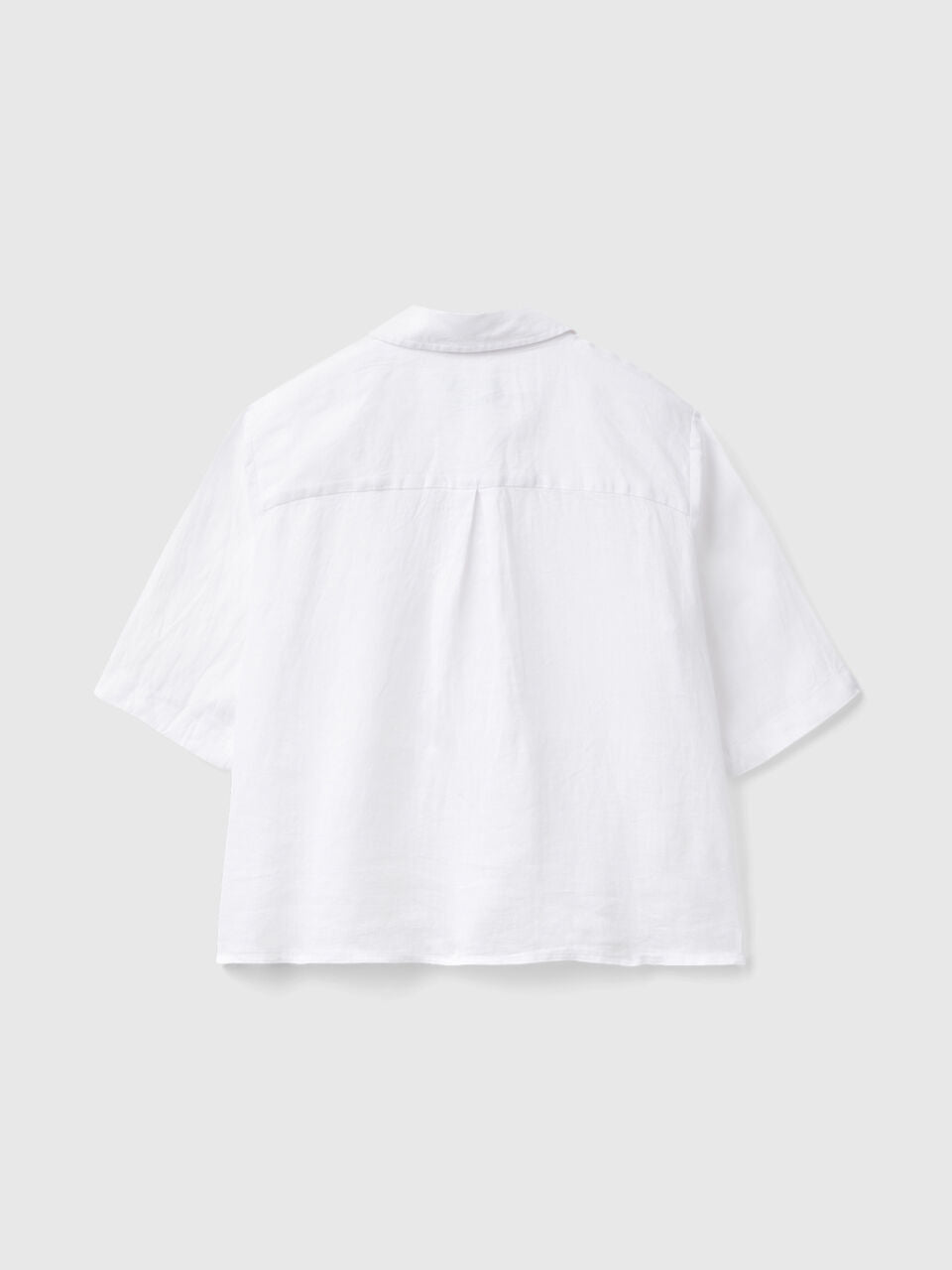 SHORT SHIRT IN PURE LINEN