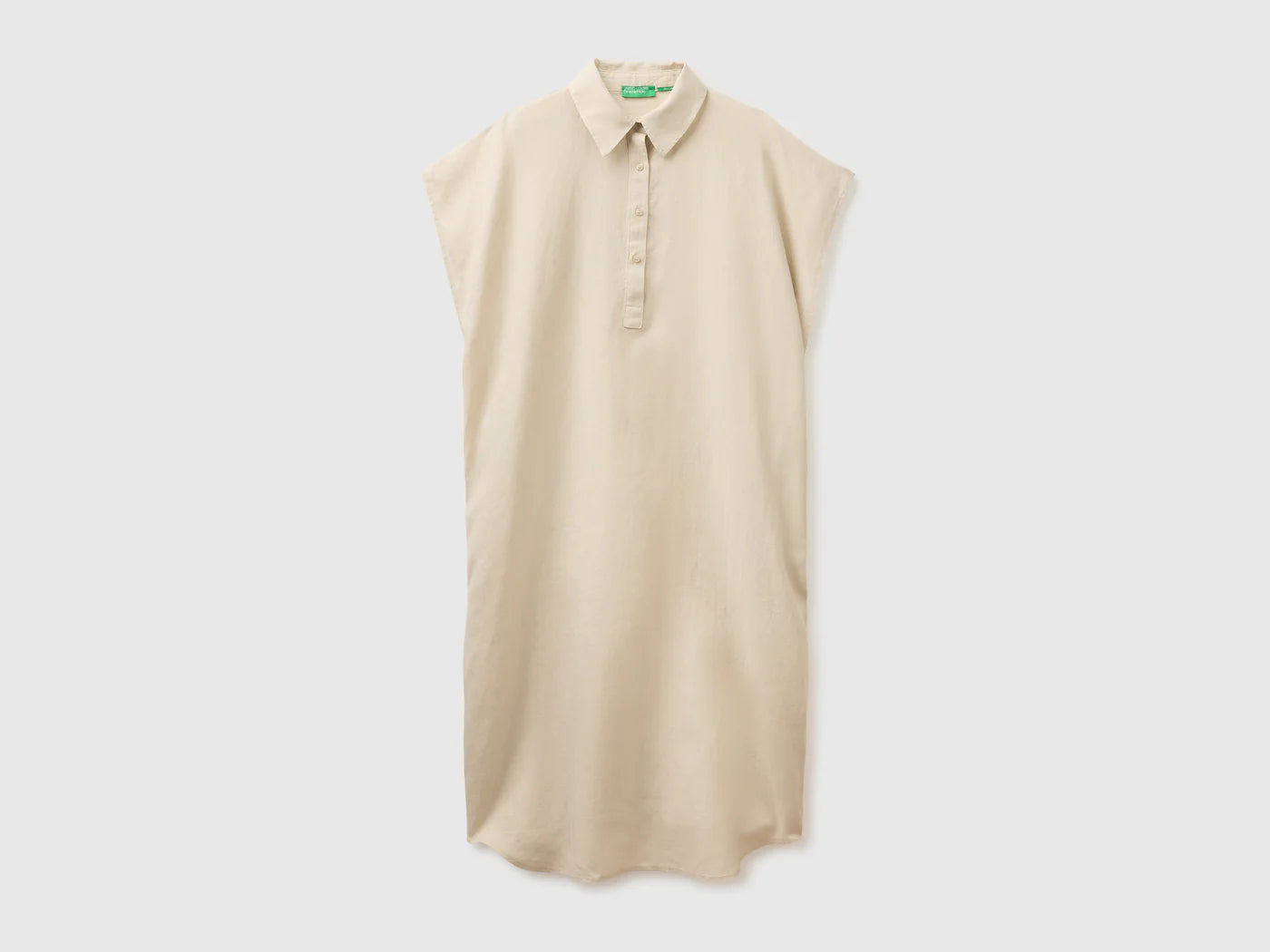 PURE LINEN MIDI DRESS