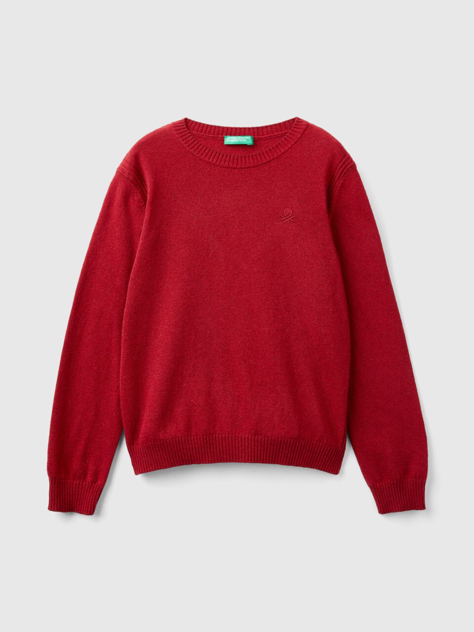 SWEATER IN CASHMERE AND WOOL BLEND