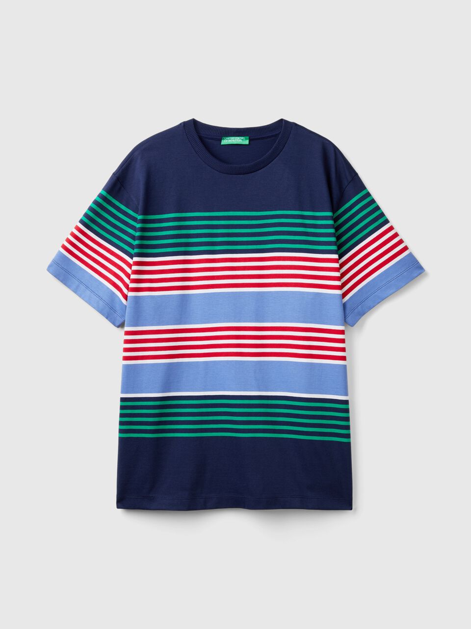 RELAXED FIT STRIPED T-SHIRT