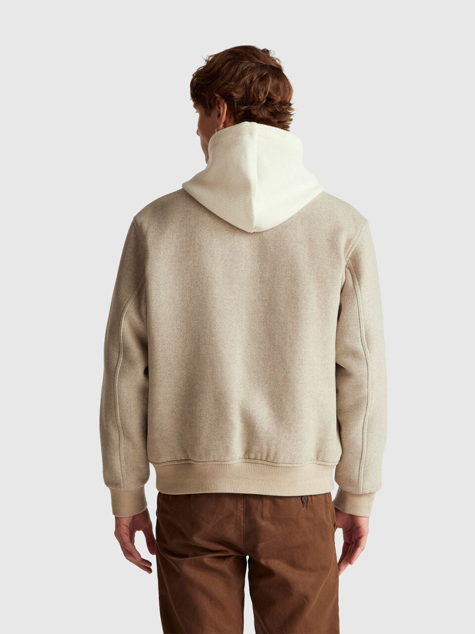 BOMBER JACKET IN WOOL BLEND