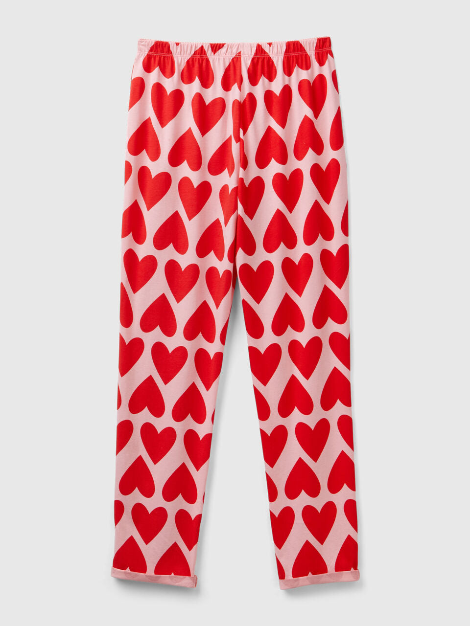 TROUSERS WITH HEART PRINT