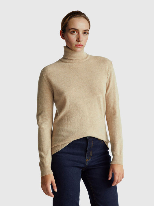 TURTLENECK SWEATER IN PURE MERINO WOOL