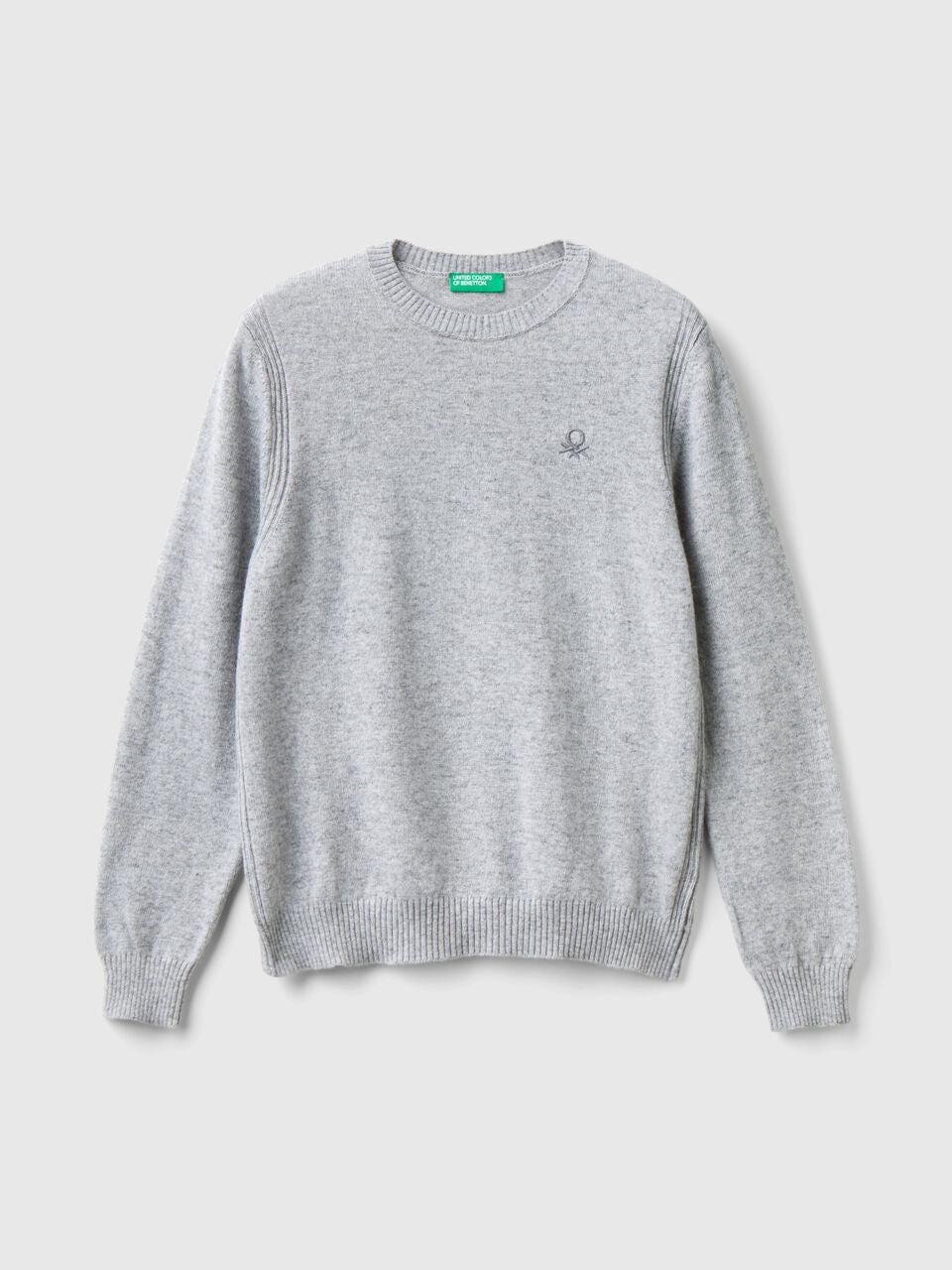 SWEATER IN CASHMERE AND WOOL BLEND