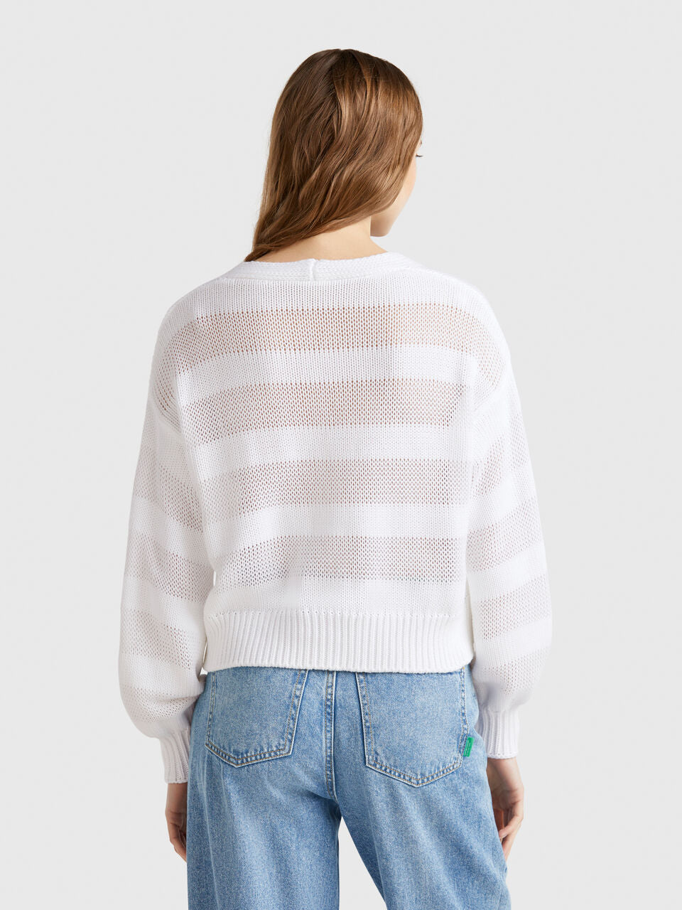 100% COTTON KNIT CARDIGAN