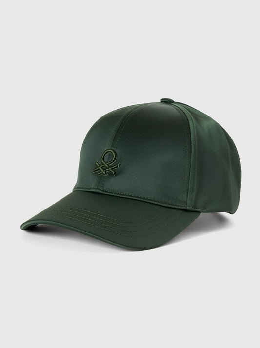 SATIN EFFECT BASEBALL CAP
