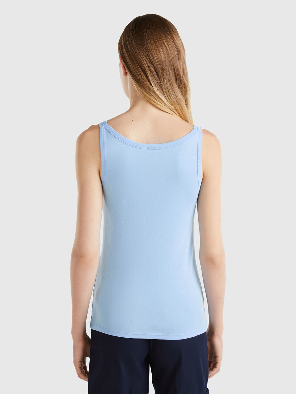 TANK TOP IN PURE COTTON