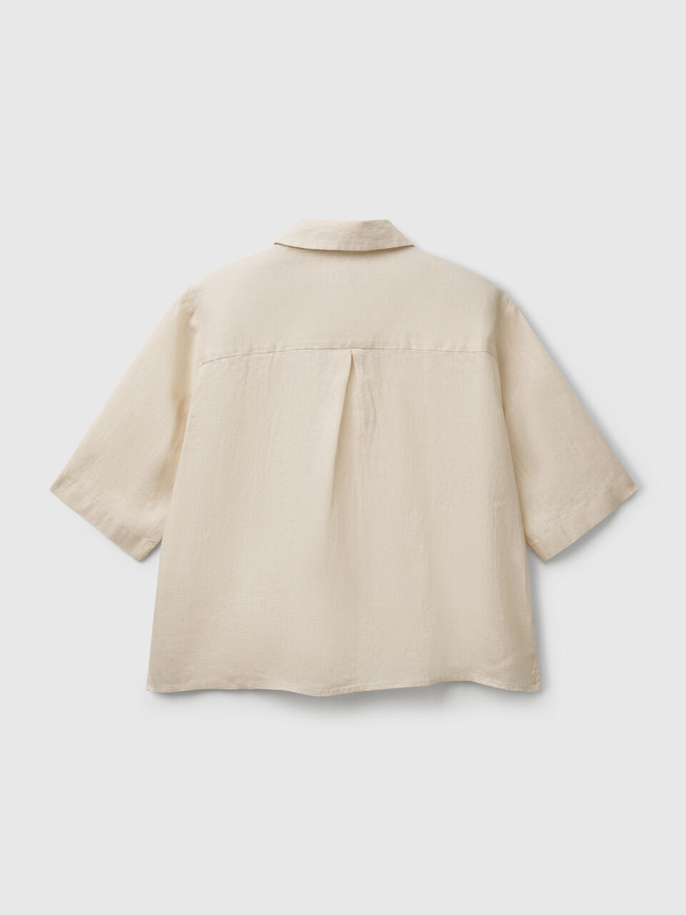 SHORT SHIRT IN PURE LINEN