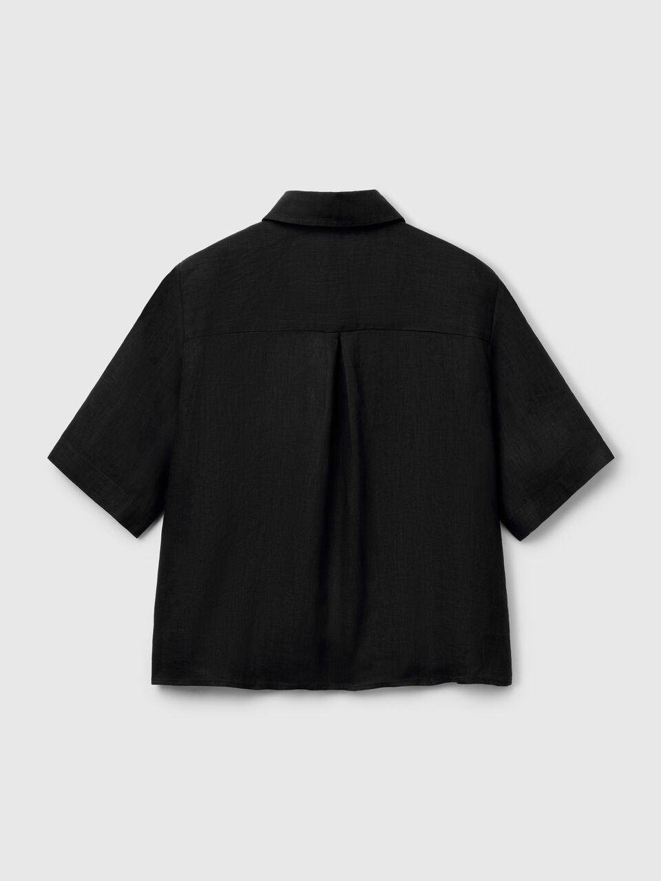 SHORT SHIRT IN PURE LINEN