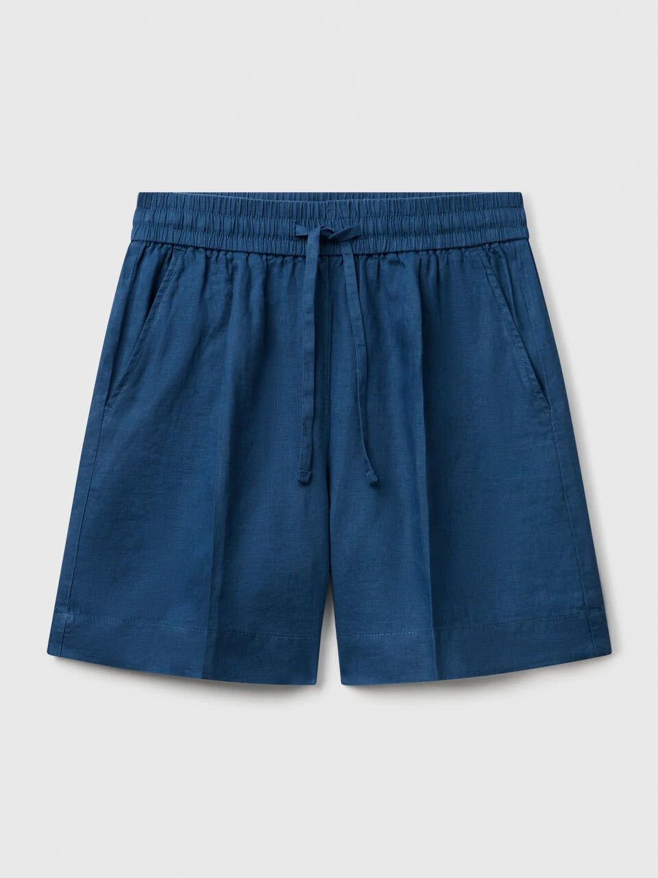 SHORTS WITH DRAWSTRING IN PURE LINEN