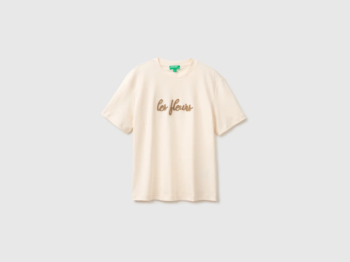 OVERSIZED T-SHIRT WITH EMBROIDERY