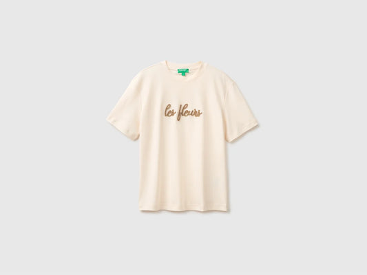 OVERSIZED T-SHIRT WITH EMBROIDERY