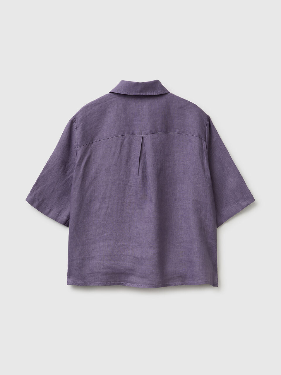 SHORT SHIRT IN PURE LINEN