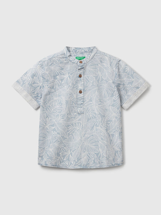 TROPICAL PRINT SHIRT