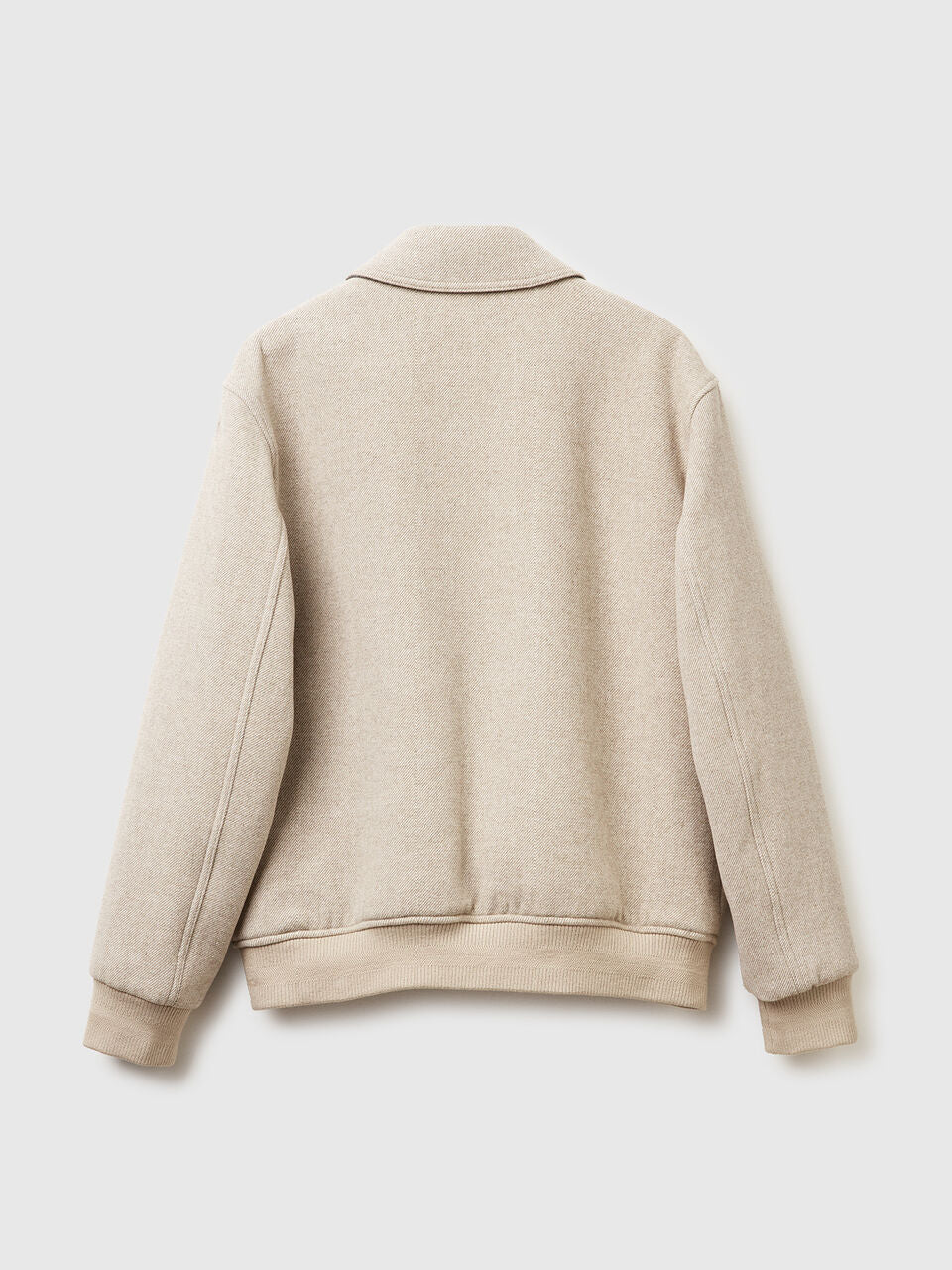 BOMBER JACKET IN WOOL BLEND