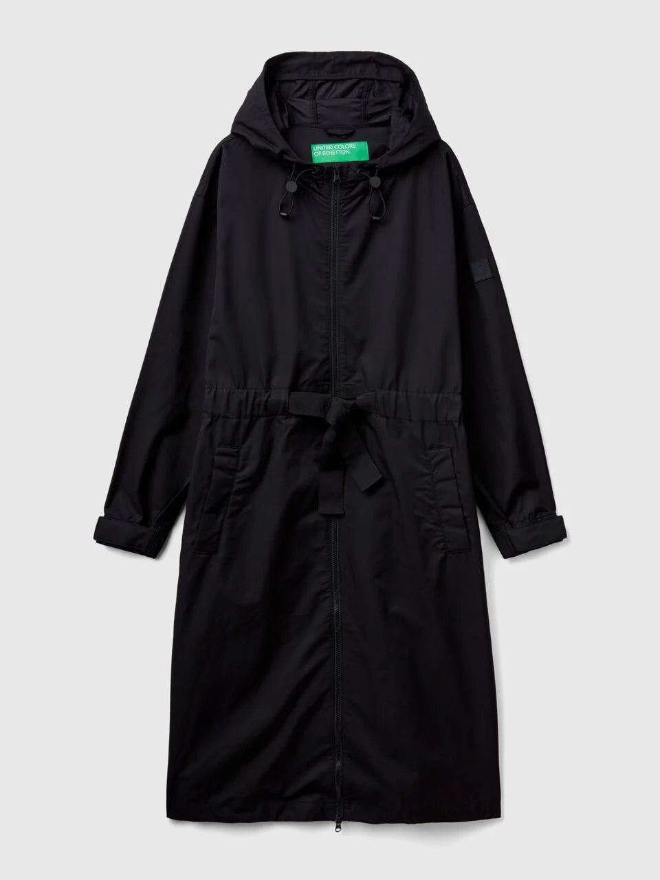 PARKA IN COTTON AND NYLON "RAIN DEFENDER" BLEND