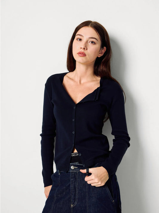 BEIGE 100% COTTON CARDIGAN