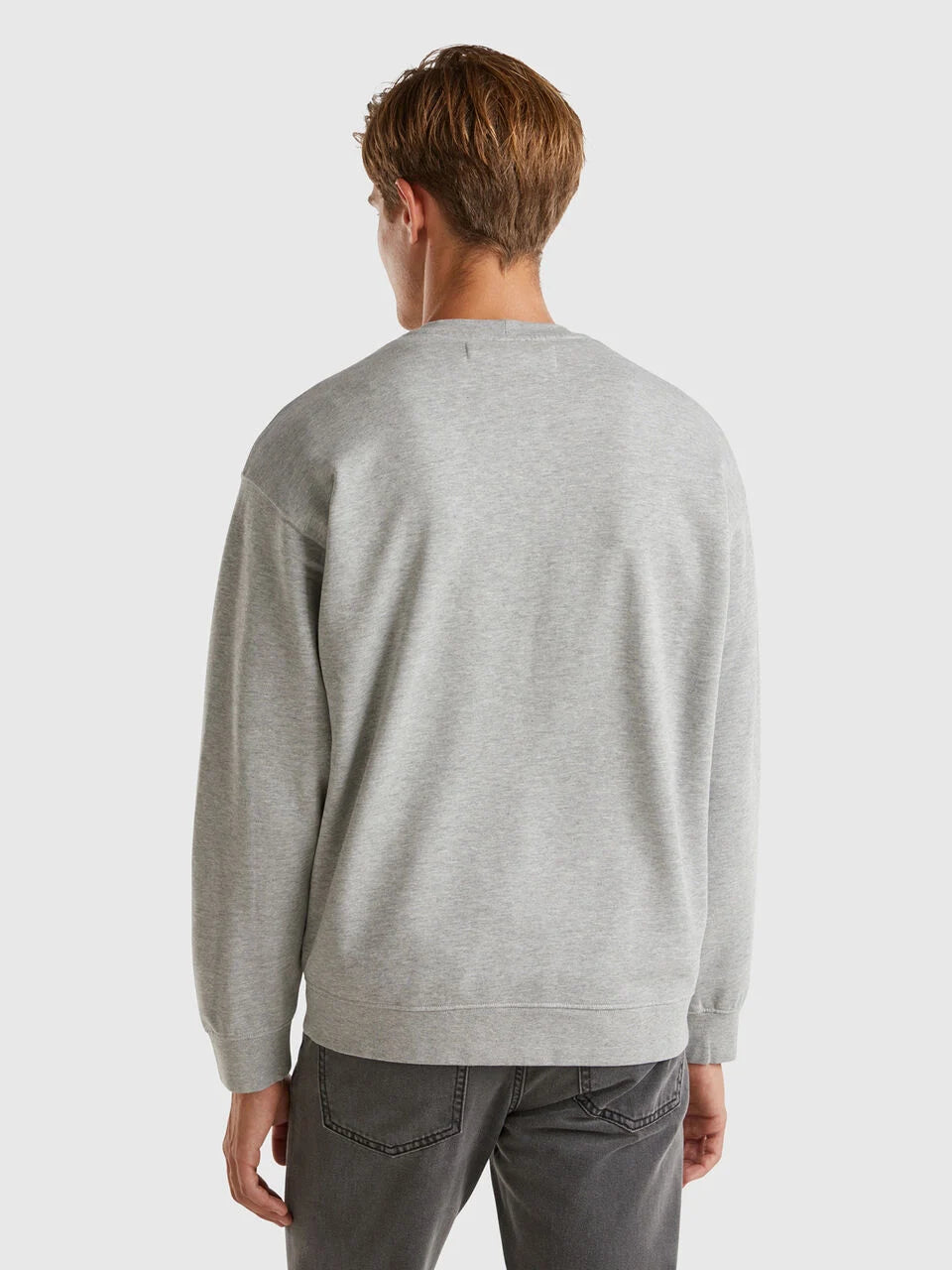 CREW NECK SWEATSHIRT WITH LOGO PRINT