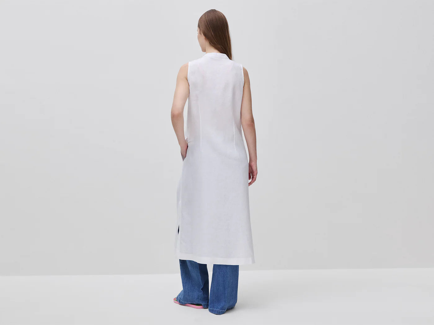 LONG DRESS 100% LINEN