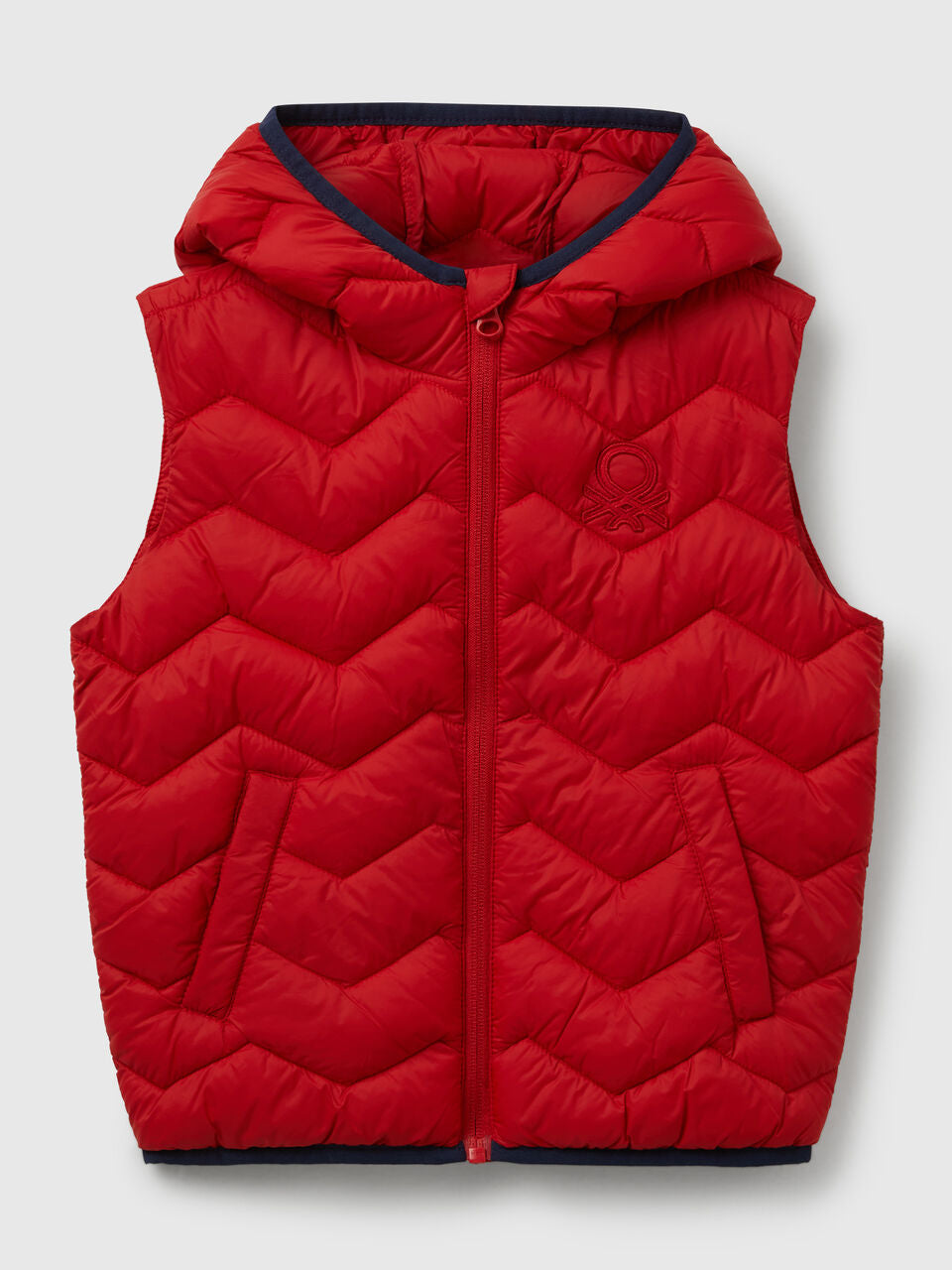 PADDED VEST WITH HOOD