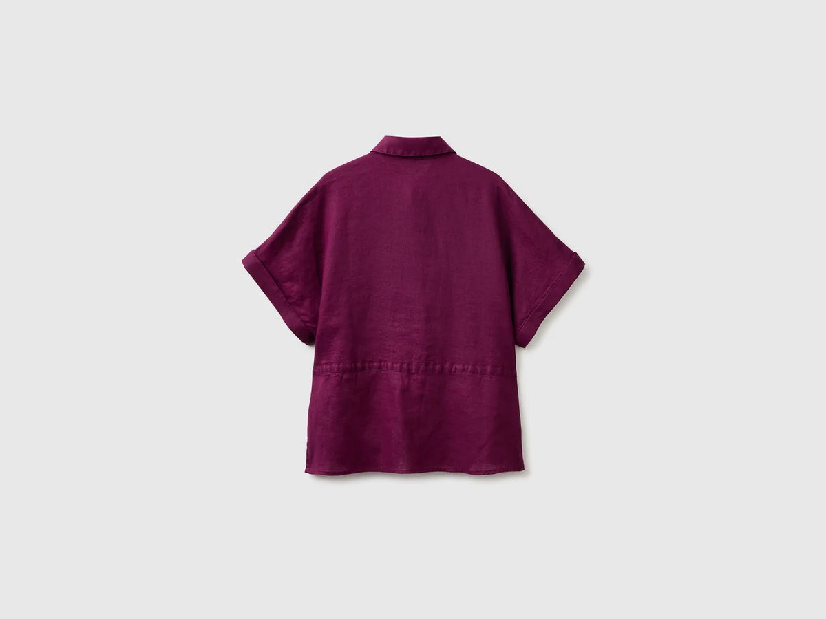 SAHARAN SHIRT IN PURE LINEN