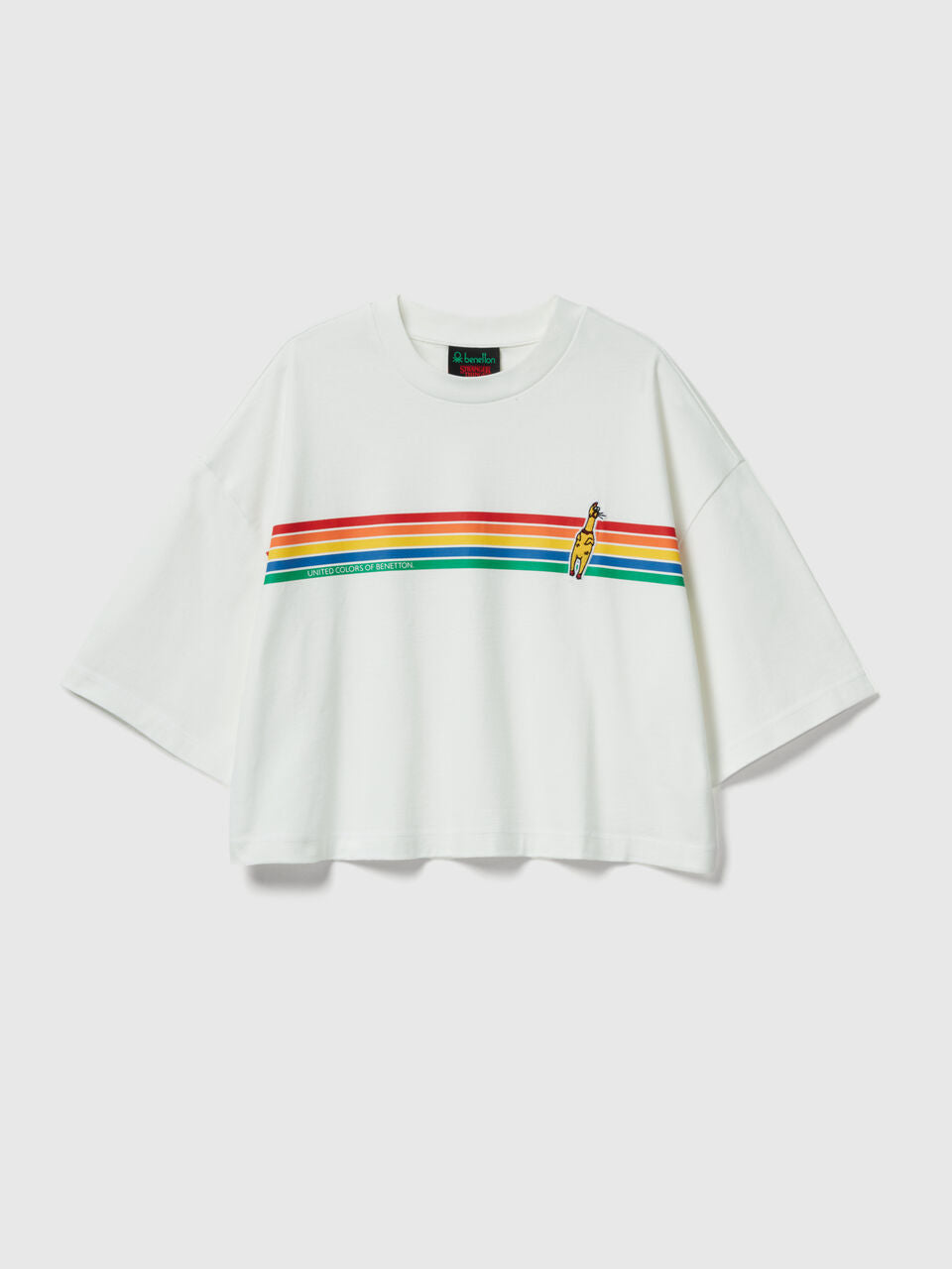 T-SHIRT WITH STRANGER THINGS PRINT