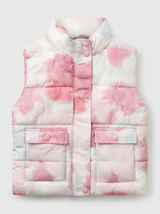 PATTERN PRINT PADDED JACKET