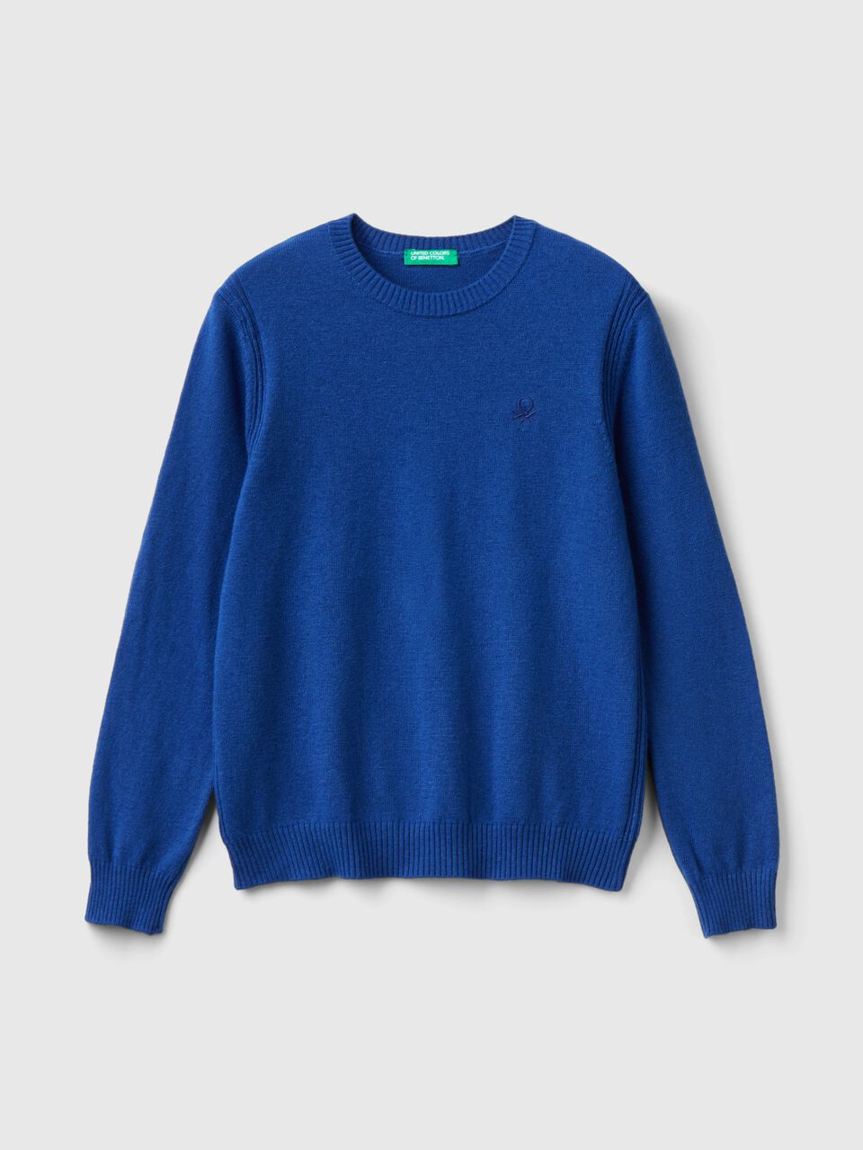 SWEATER IN CASHMERE AND WOOL BLEND