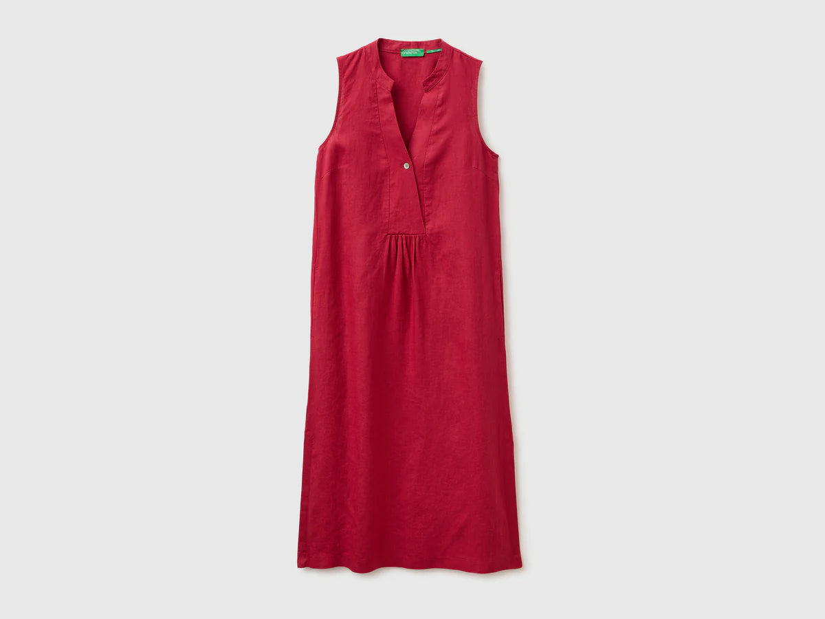 LONG DRESS 100% LINEN
