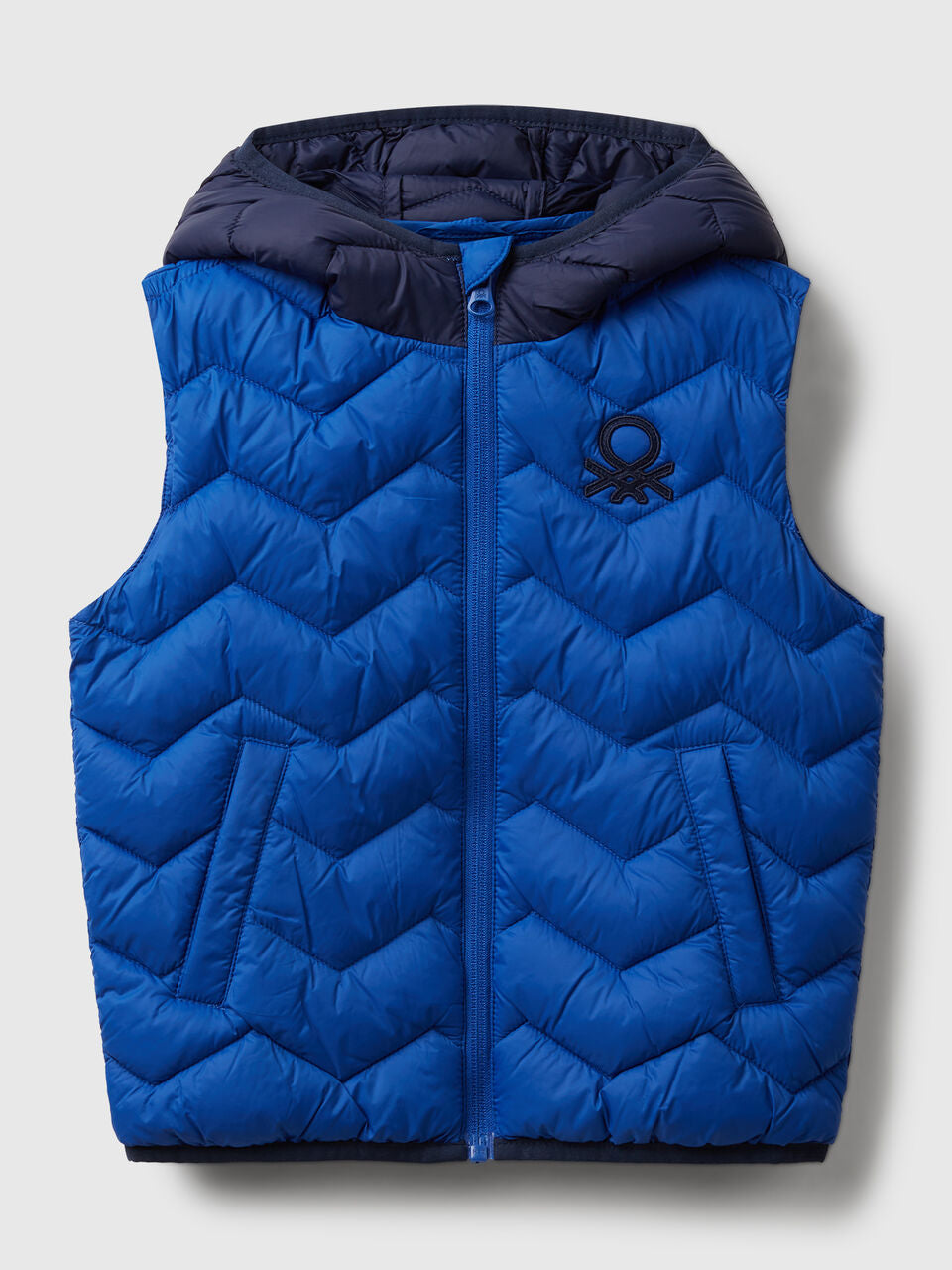 PADDED VEST WITH HOOD