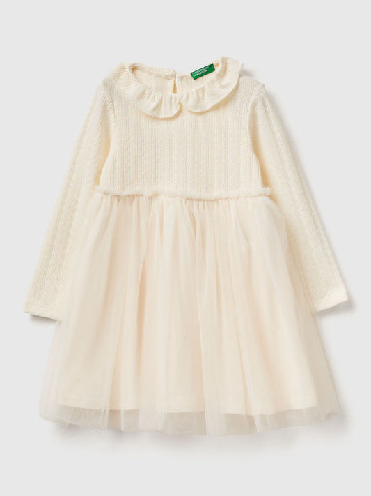 TULLE COLLAR DRESS