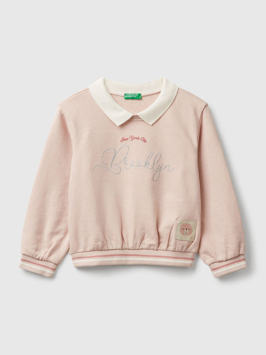 SWEATSHIRT WITH COLLAR